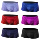 6 шт человек Undrewear удобные трусики Bs хлопок Бамбук из цельного полотна со сплошным Цвет высокое качество быстросохнущие Для мужчин трусы, плавки для мальчика с принтом м