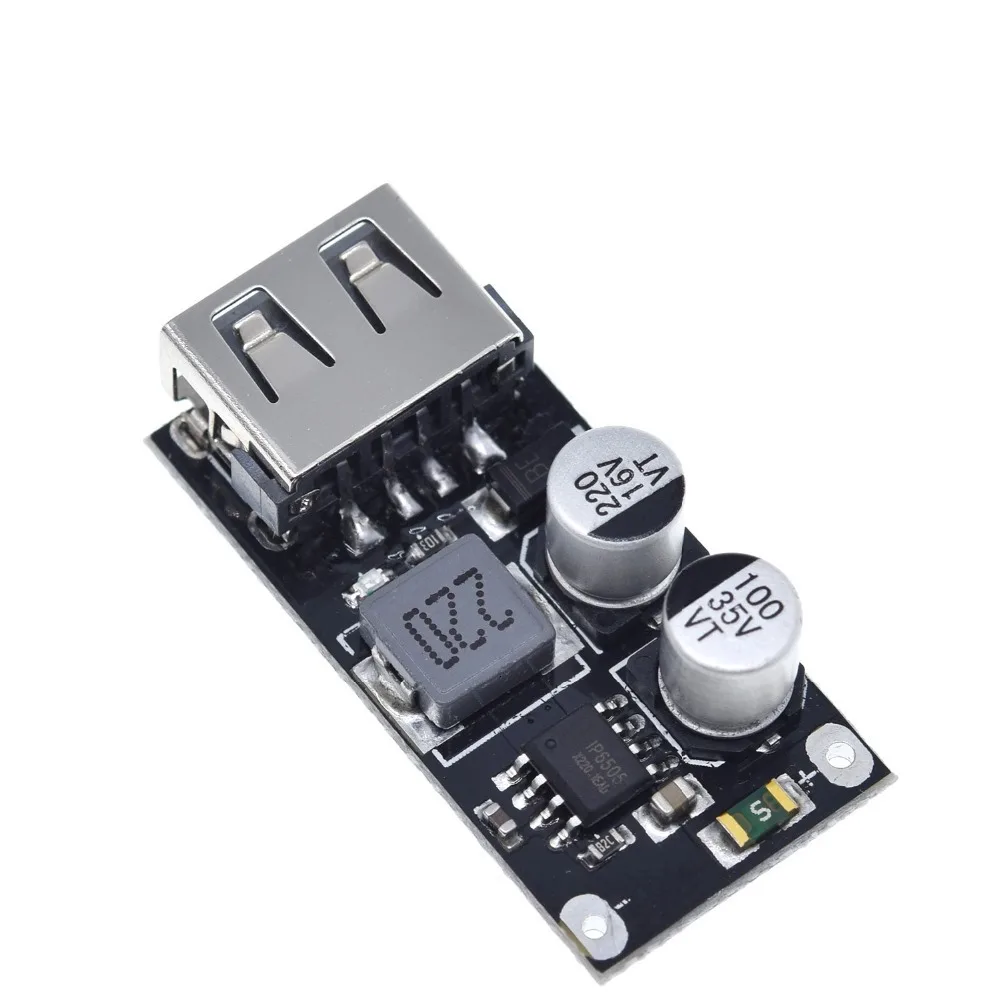 USB QC3.0 QC2.0 USB DC-DC понижающий преобразователь зарядный понижающий модуль 6-32 в 9 в 12 В 24 В для быстрого зарядного устройства печатная плата 5 В