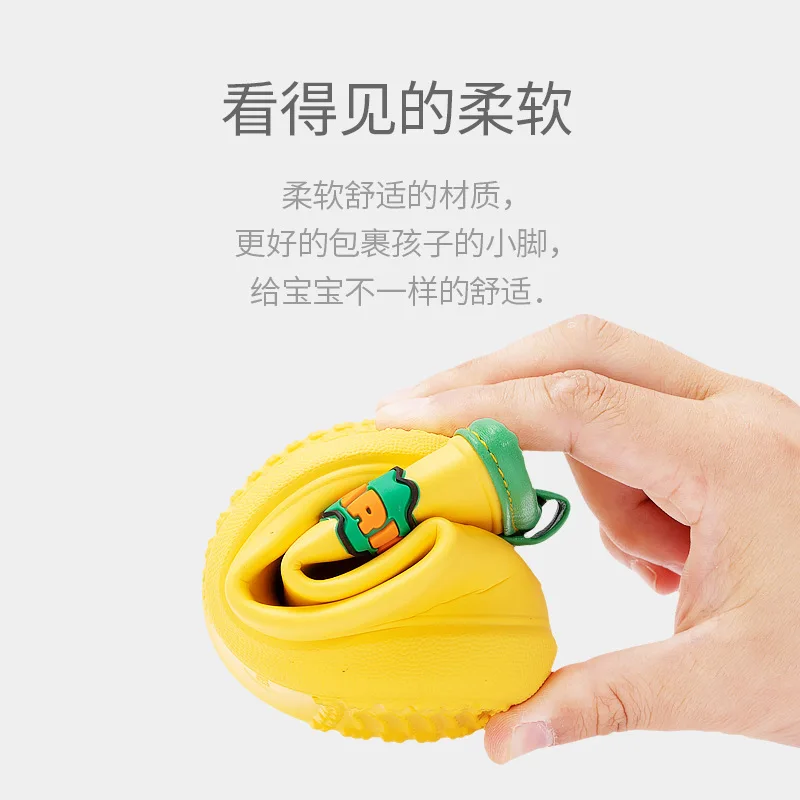 Классическая детская обувь ПВХ резиновая с мультяшным рисунком