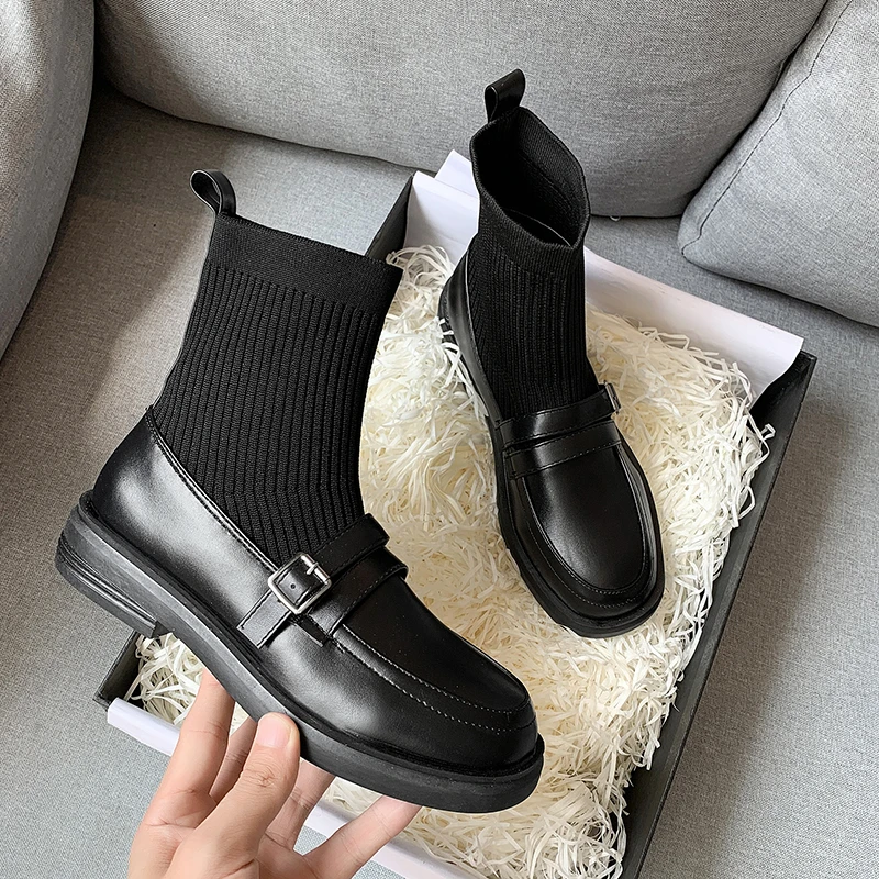 

Women's Short Boots Autumn and Winter New Solid Color Flat Non-slip Women's Boots Comfortable and Lightweight Warm Snow Boots