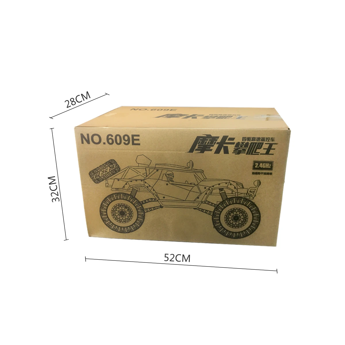 

1:8 50cm RC Car Radio Control 4WD 2.4G Off-road Electric Vehicle Monster SUV Remote Control Car Gift Toys For Children Boys