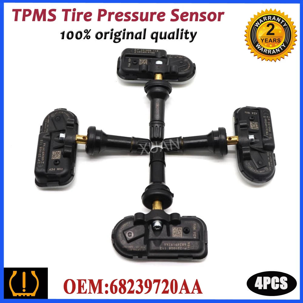 Датчик контроля давления в шинах TPMS 68239720AA для Jeep Cherokee Dodge Ram 1500 2500 3500 68239720AB 2014-2017 |