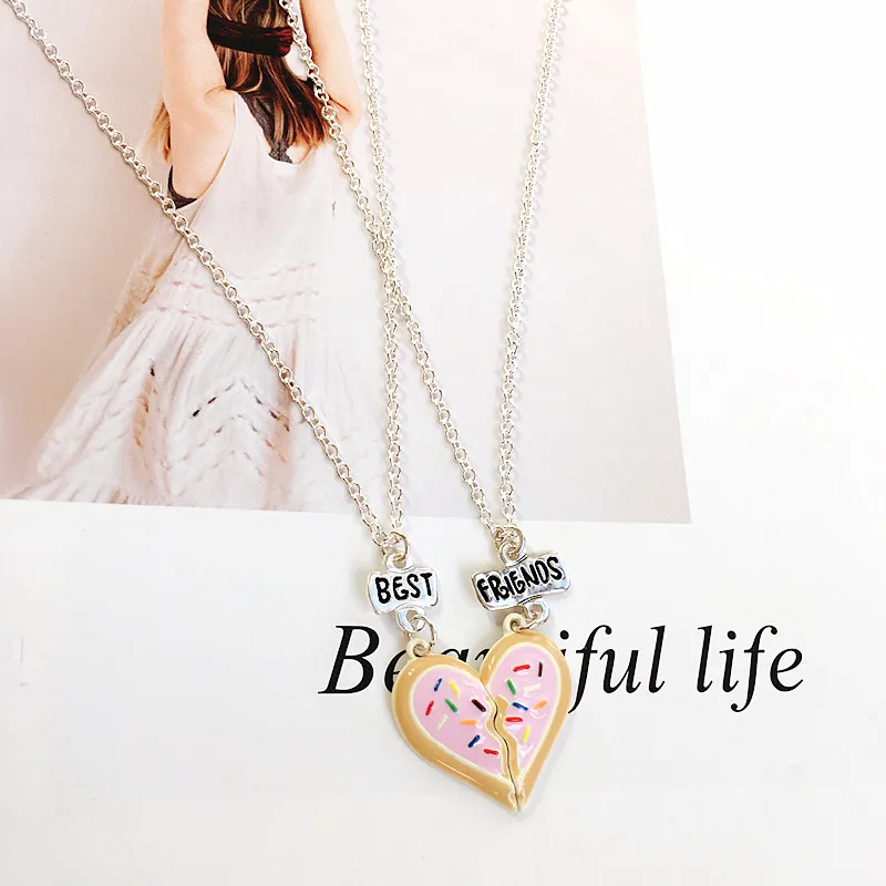 Новинка колье Timlee N019 из сплава с сердечком и для ключицы индивидуальная