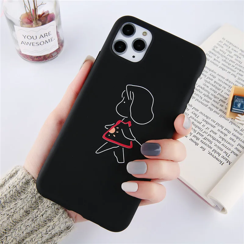 AC8944 Moskado желтый жираф Кот Чехол для телефона для iPhone 11 X XS Max XR Мягкий силиконовый чехол для iPhone 7 8 6 6s Plus Симпатичные чехлы с героями мультфильмов - Цвет: AC8944