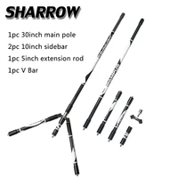 1set archery carbon stabilizer system balance rod recurve compound bow damping competition shooting hunting accessories