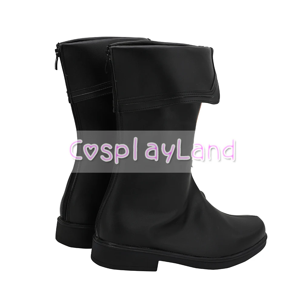 Мужские черные кожаные ботинки для косплея на заказ|Туфли| |