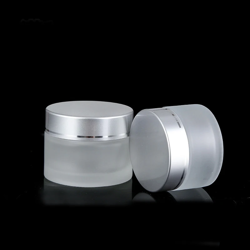 10 шт 20 мл прозрачные матирующие стеклянные банки для макияжа крем бутылка