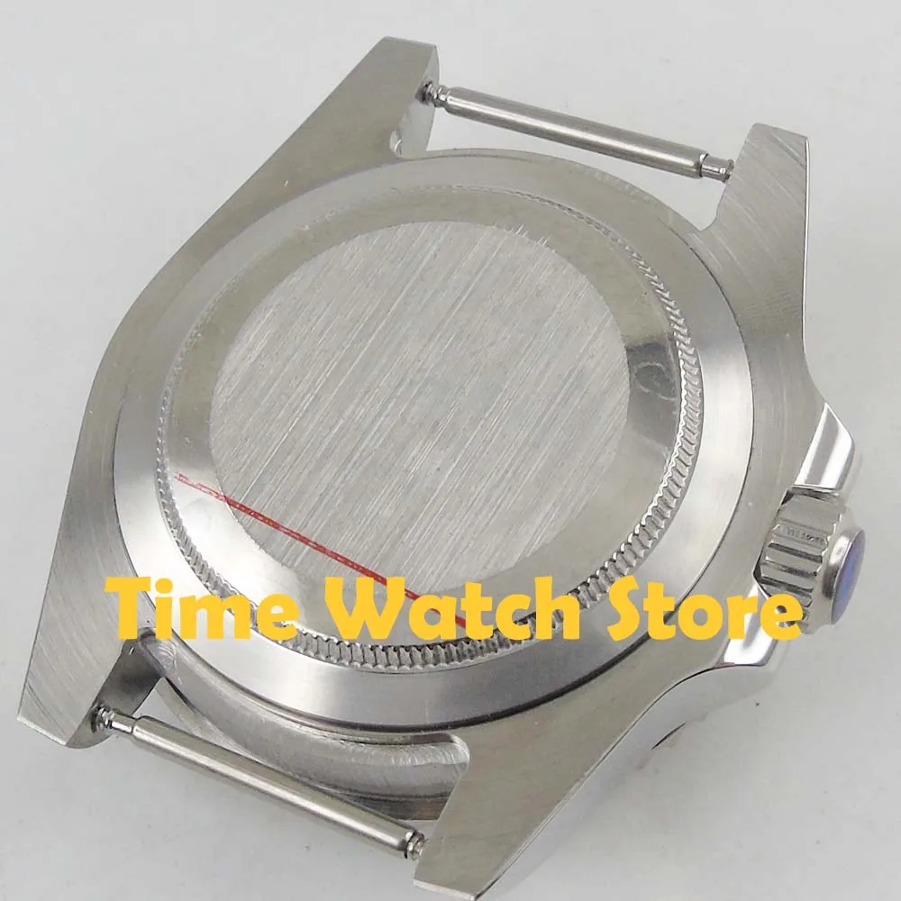 40 мм водонепроницаемые часы с сапфировым стеклом чехол белый черный