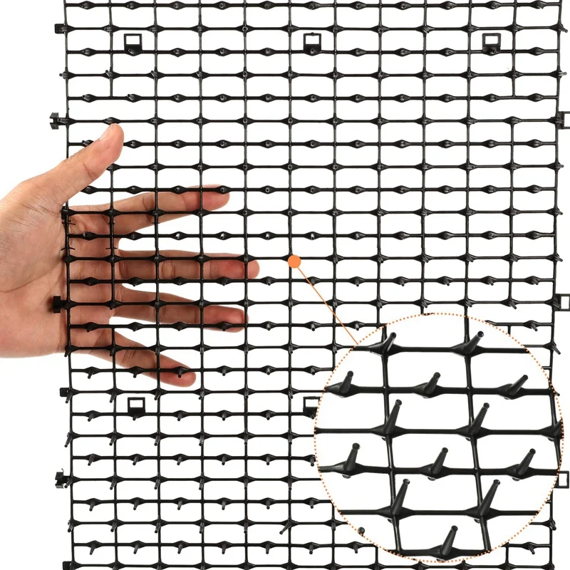 

Garden Cat Scat Mat - Cats And Dogs Repellent Mat Plastic Spike-Keeping Cats And Dogs From Digging