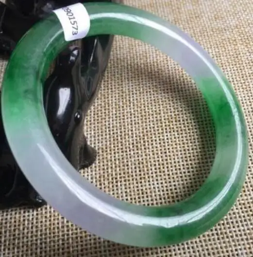 Сертифицированный нефритовый браслет класса А из натурального лавандового