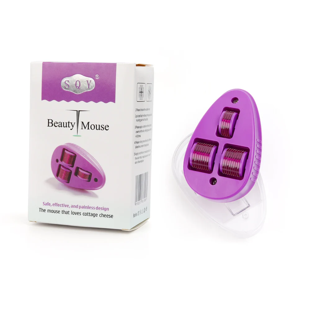 

Мезороллер титановый с микроиглами для ухода за кожей лица