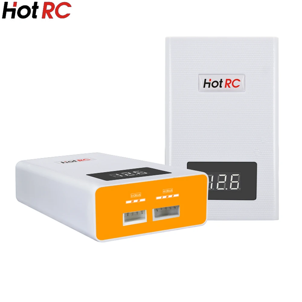 Hotrc A400 Digital 3S 4S 3000mah RC Lipo Battery Balance Charger with LED Screen Fast Charge Discharger for Quadcopter | Игрушки и хобби