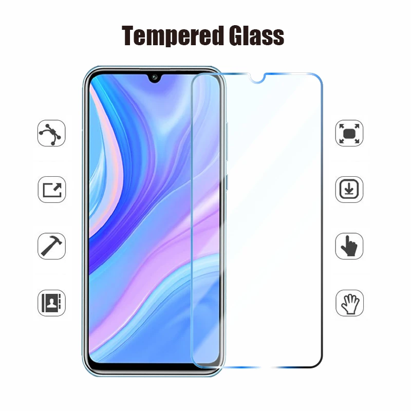 

2IN1 tempered glass for Huawei P30 P20 P40 Pro Lite 2019 2020 E 5G screen protective for Huawei Y9a Y7a glass camera lens film