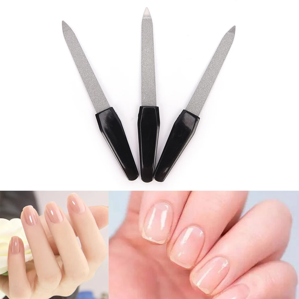 

Stainless Steel Dual Sided Nail Art File Manicure Pedicure Tool Metal Nail Files for Women Beauty Tool 126mm*15mm