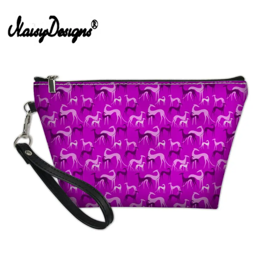 Грейхаунд собака 3D печать косметичка для женщин девочек косметички путешествий