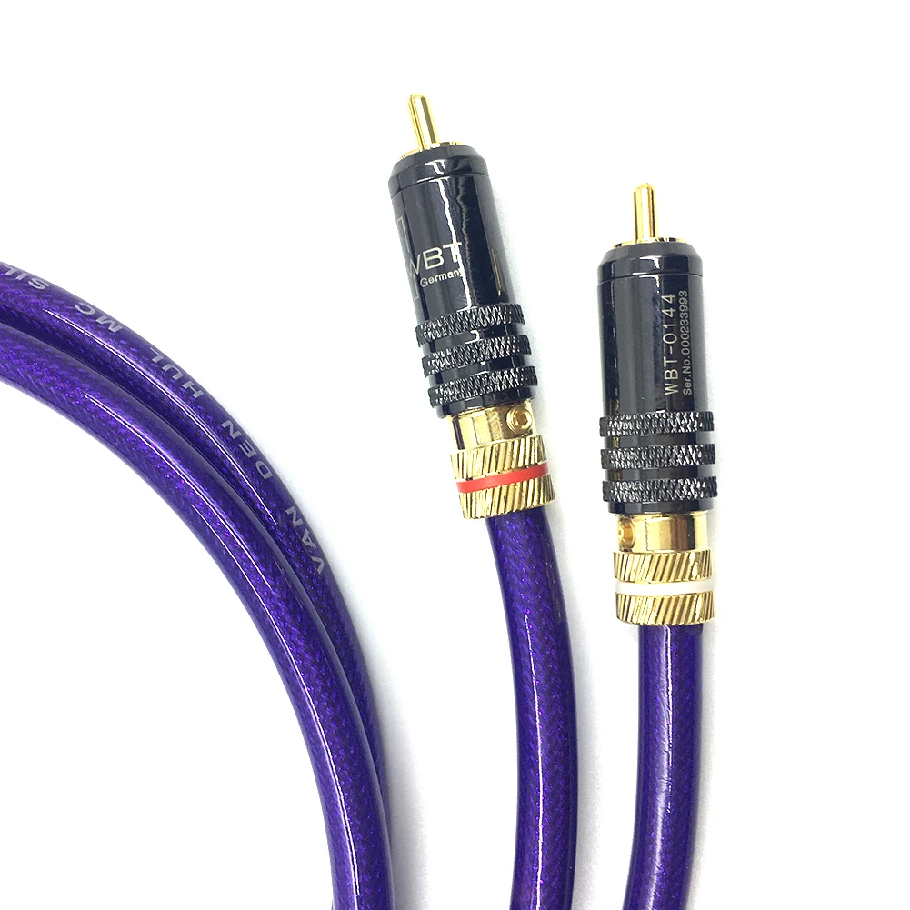 Thouliess Pair Type-3 WBT-0144 Аудиокабель RCA 2RCA папа-папа Соединительный аудиокабель с