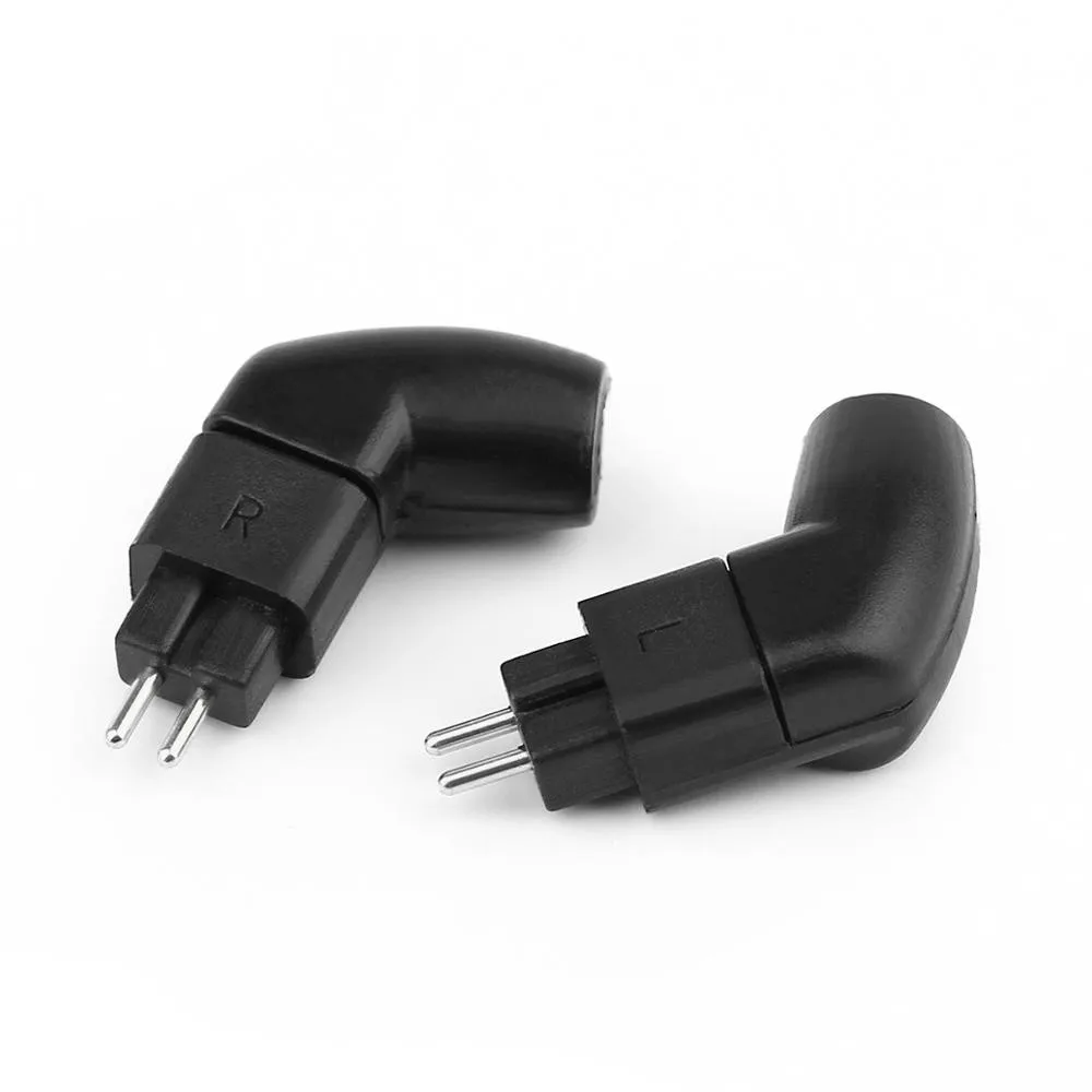 5Pairs 0.78mm Earphone Pin 2 Pins Plug For UE11 UE18 ES3W4R Headset Wire Connector Rhodium/Gold Plated Audio Jack Adapter