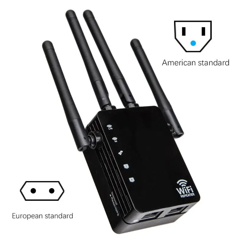 2 4G/5G Беспроводной Wi Fi ретранслятор маршрутизатор двухдиапазонный 1200 Мбит/с