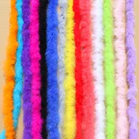 10pcs 2 1m chicken feather strip color turkey feather boa for wedding birthday party wedding decorations clothing accessories