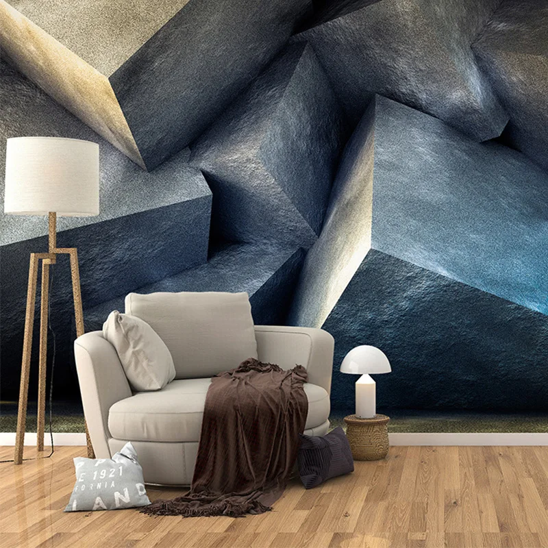 

3D Photo Wallpaper Modern Abstract Geometric Murals Living Room Bedroom Creative Art Wall Paper For Walls 3D Papel De Par
