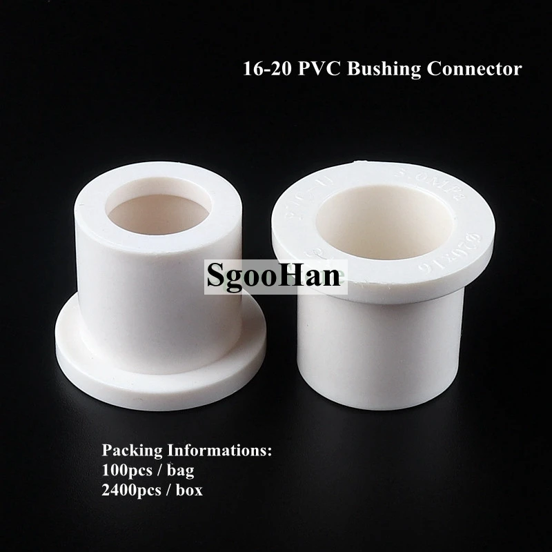 

5~50pcs 16mm PVC Water Supply Pipe Fittings Straight Elbow Equal Tee Connectors Plastic Bushing Joint Irrigation Water Parts