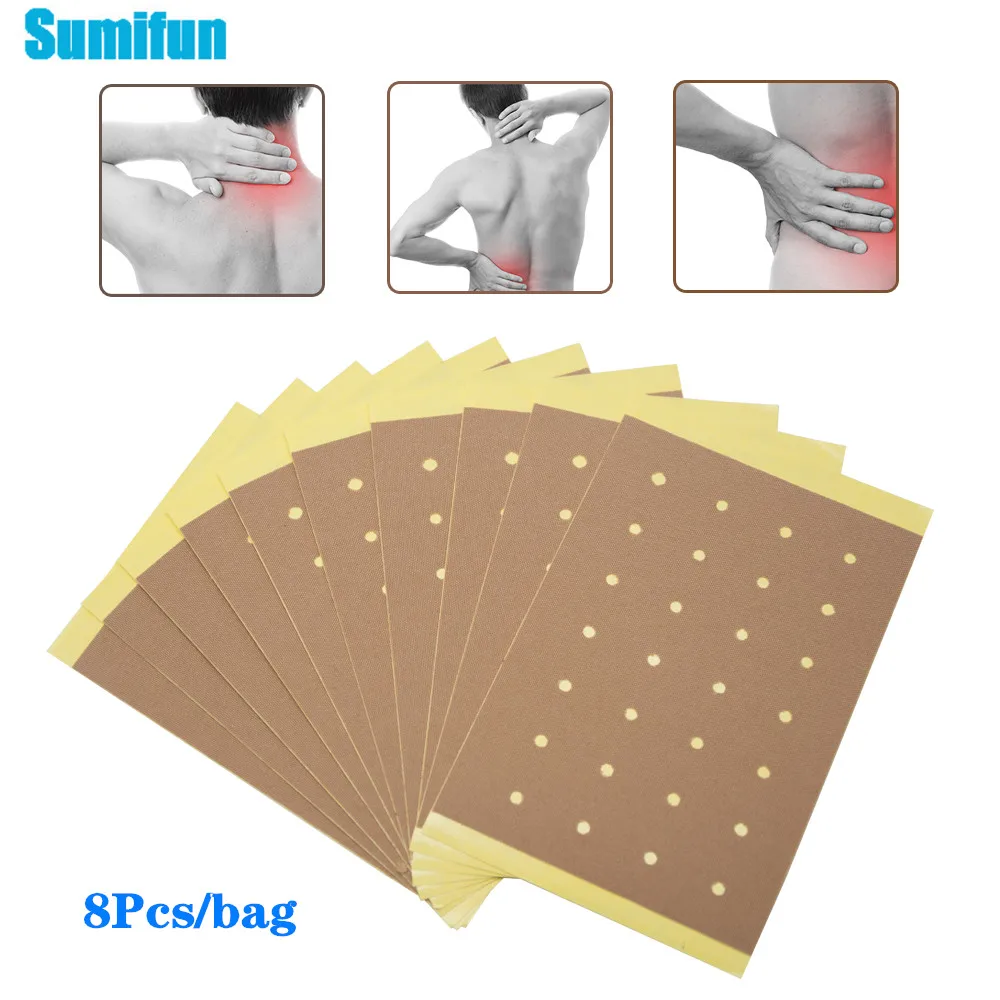 

Sumifun 8Pcs Pain Relief Plaster Foot Ankle Knee Muscular Pain Arthritis Rheumatism Joint Pain Chinese Medical Patch K00801