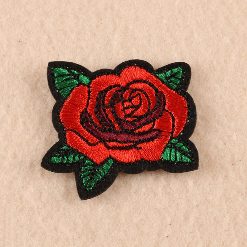 10 шт Различные Роза Цветы Аппликации Вышитые заплаты для одежды &quotсделай сам&quot