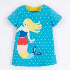 Wholesale 6pcs/lot Girls Clothes Dot Summer Cotton Kids Dress Toddler Girl Dresses 2-7T sylvia 612533126453 | Детская одежда и