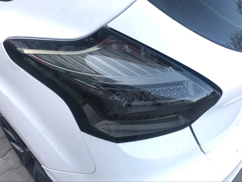 Автомобильный стильный задний светильник для Ford Focus Hatch-задний светильник s- полный светодиодный задний фонарь DRL+ тормоз+ Парк+ сигнальный светильник
