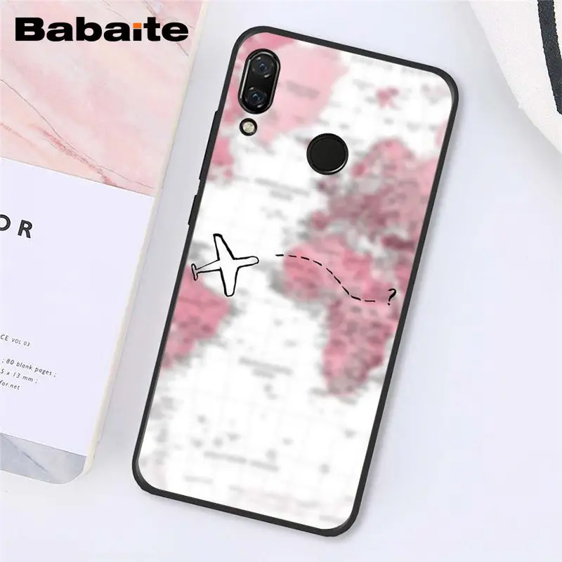 A2 Babaite карта мира путешествия просто пойти чехол для телефона для Xiaomi Redmi8 4X 6A S2 Go Redmi 5 5Plus Note4 5 7 Note8Pro - Цвет: A2