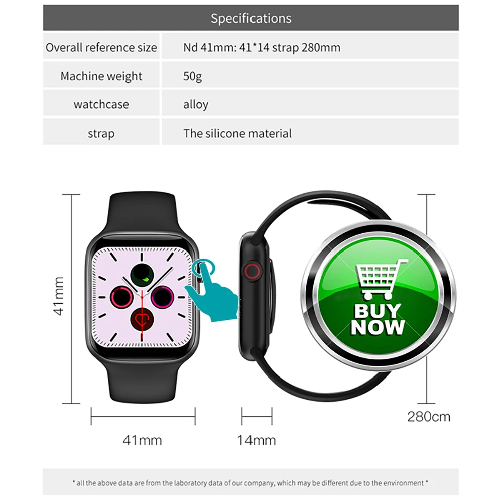 

New C6 Smart Watch Series 6 Men Women C500 Smartwatch Support Bluetooth Sim Call TF Card Music Play For Android Apple IOS Phone