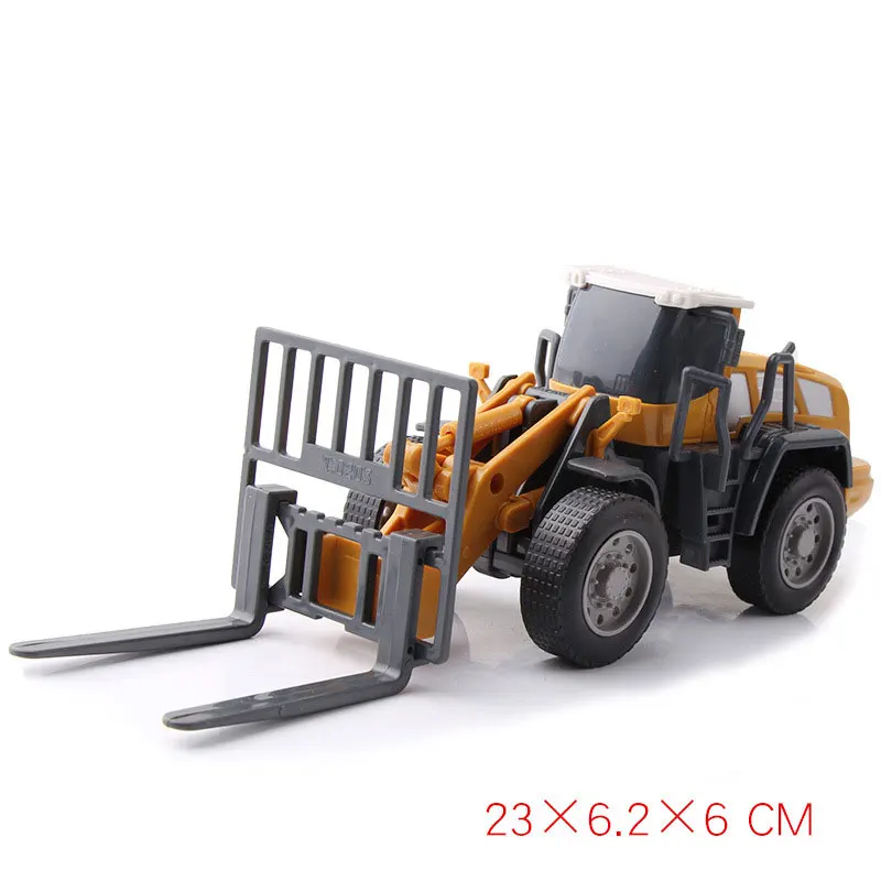 Детский игрушечный автомобиль миксер грузовик экскаватор инженерный набор