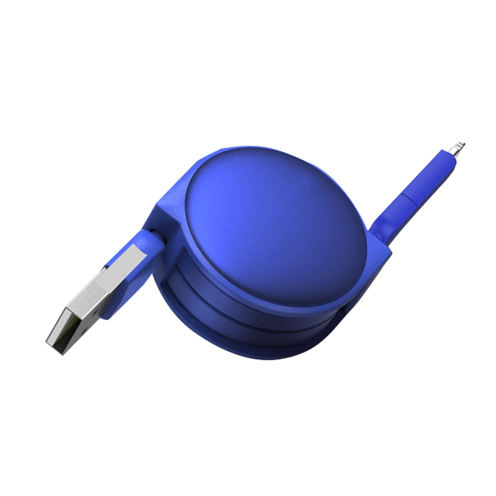 Выдвижной 1 м 2 в 1 USB кабель Быстрая зарядка Замена для iPhone samsung USB ЗУ для мобильного телефона Кабели