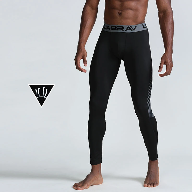 Brand Men's Compression Pants Breathable Quick Dry Elastic Running Tights Mens Leggings Gym Fitness Basketball Sports Yoga Pants