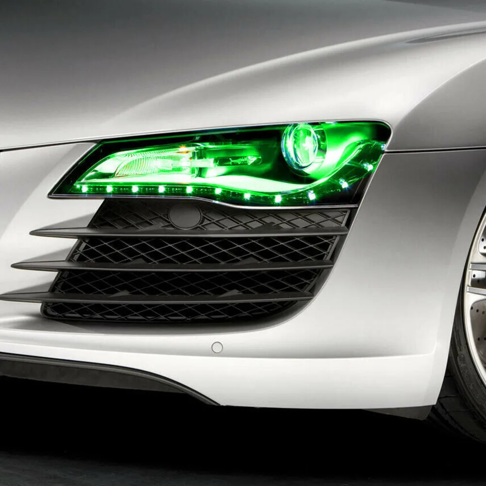 

For Headlight Lamp Film Green Side Marker Cover Tint Vinyl Accessories