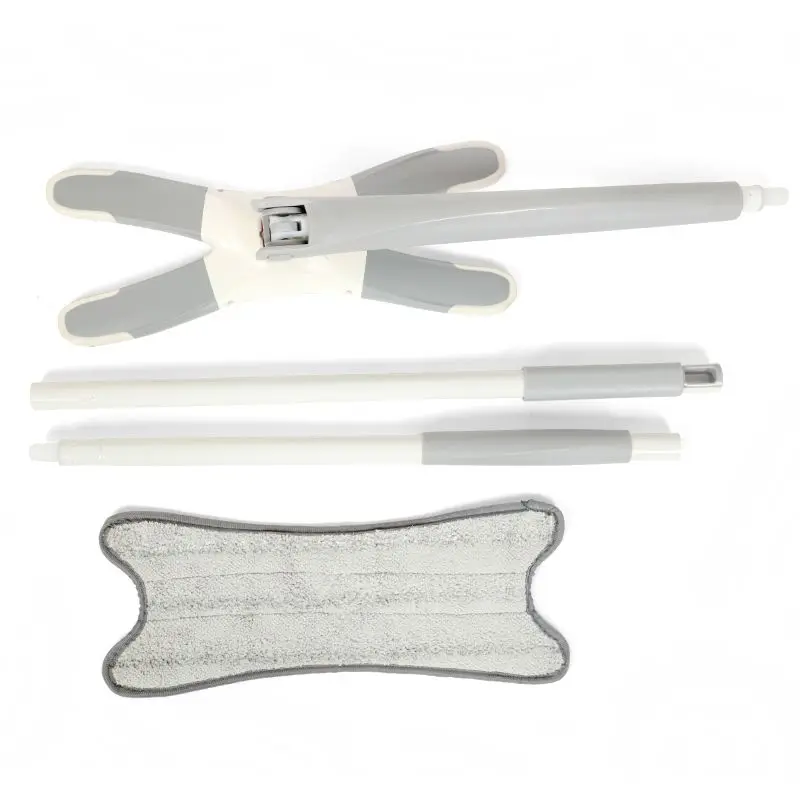 X-type Швабра для пола с 3 многоразовыми прокладками из микрофибры плоская 360