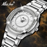 missfox women watch 2020 luxury famous brands jewelry novelties ladies watches square classic design wristwatch top clock gift