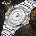 MISSFOX женские часы 2020 роскошные известные бренды ювелирные новинки женские часы квадратный классический дизайн наручные часы Топ часы подарок