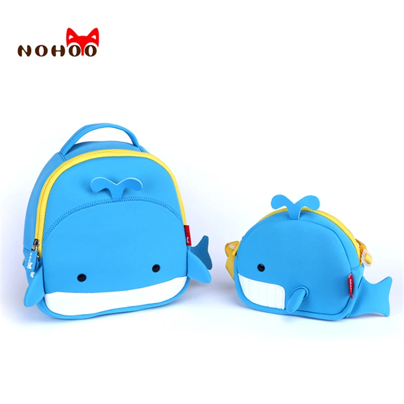 NOHOO 3D рюкзак школьный высокого качества малыш рюкзак 2-7 лет2019 новое водонепроницаемый путешествие детский рюкзак