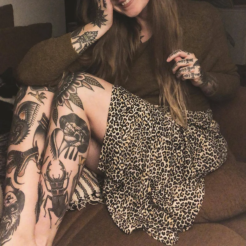 

Женская юбка с леопардовым принтом, трапециевидная юбка средней длины с высоким эластичным поясом и разрезом, уличная одежда, 2021