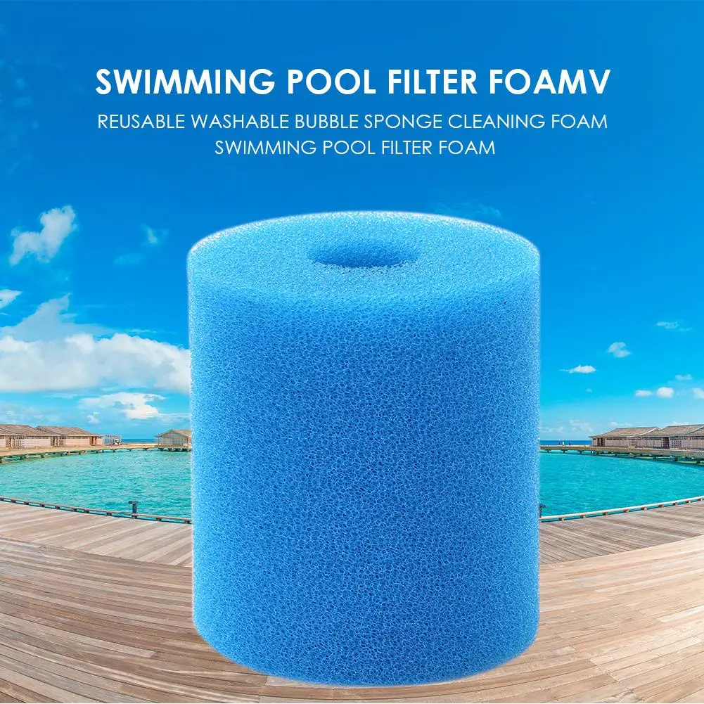 

Reusable Washable Swimming Pool Filter Foam Sponge Cylindrical Clean Cotton Foam Cleanable and Reusable Reduce Costs
