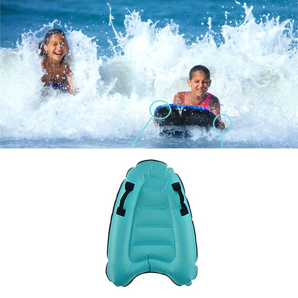 

31x24'' Inflatable Surfboard, Swimming Pool Kickboard for Kids Adults
