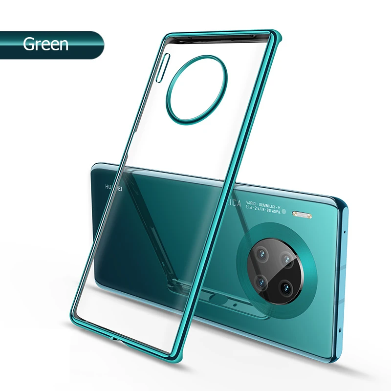 Чехол для Huawei Mate 30 Pro с лазерным покрытием роскошный мягкий прозрачный чехол из