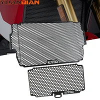 motorcycle radiator guard protector grille cover oil cooler guard set for ducati multistrada 950 1260 1200 s 2015 2020 2021 2019