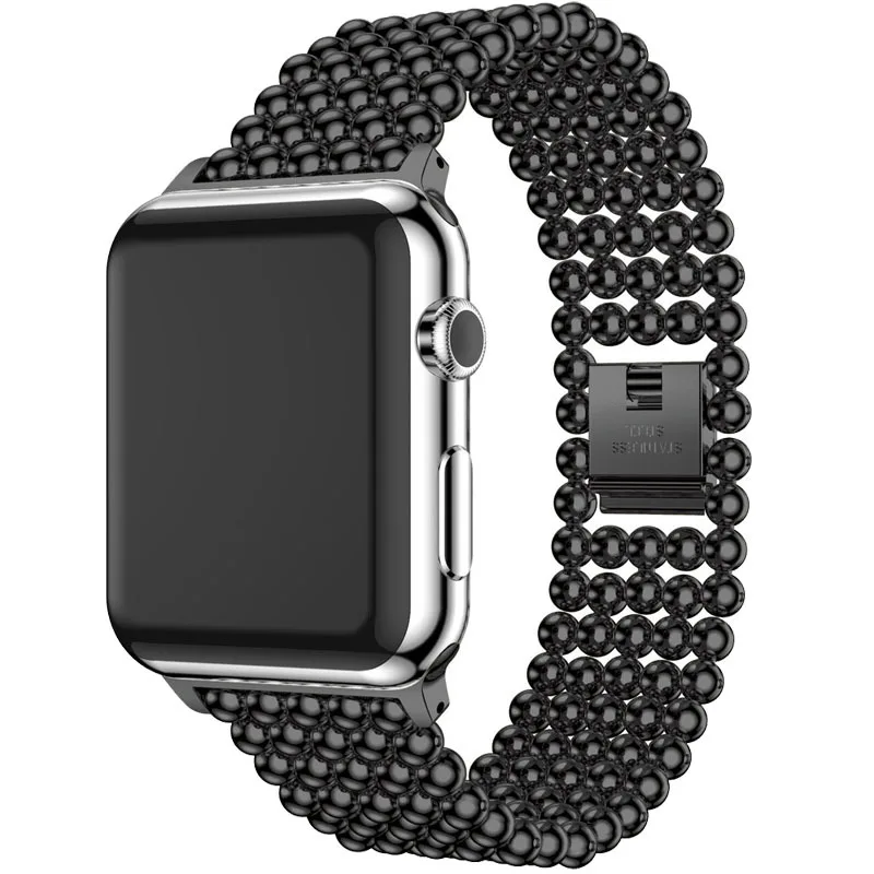 Браслет из нержавеющей стали ремешок для apple watch 40 мм/44 мм/42 мм/38 мм iWatch series 6 SE 5 4 3 2 1