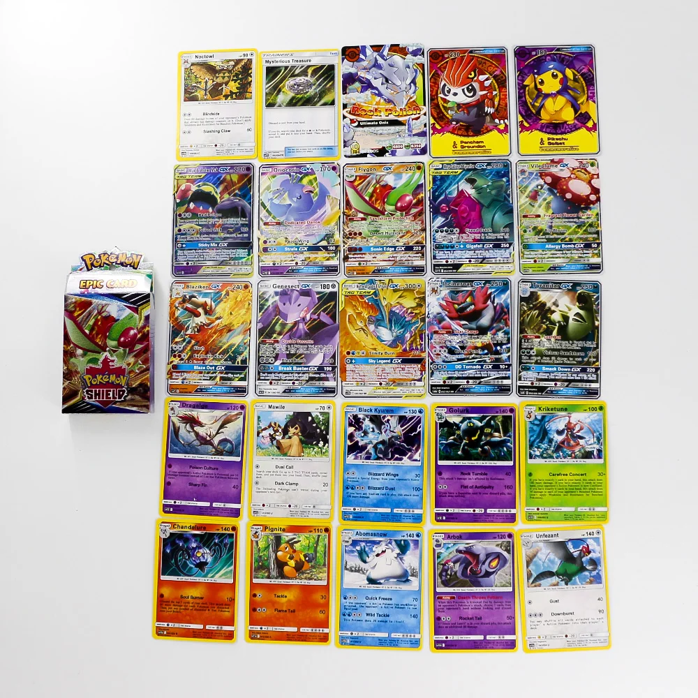 Takara Tomy Покемон карты Меч Щит Сияющие флэш тег команда 25 шт игрушки для