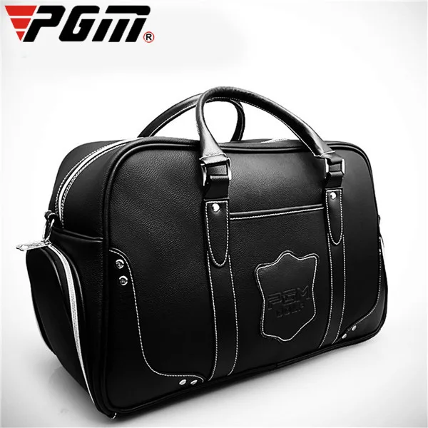 Leather Golf Shoes Clothes Staff Bag Waterproof Multifunction Pocket Travel Tote Light Shoe Care Pouch PGM Sport Golfbag Handbag