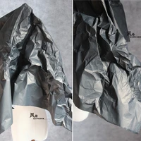 soft dupont tyvek paper matte black waterproof for diy disposable suit handcrafts decor bags coat clothes designer fabric