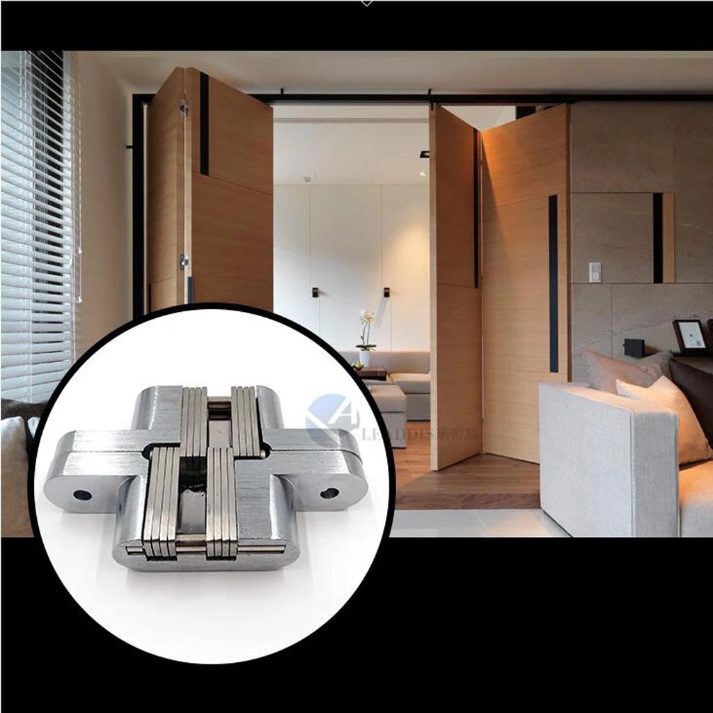 Сверхпрочные крестовые петли из нержавеющей стали скрытые невидимые дверные