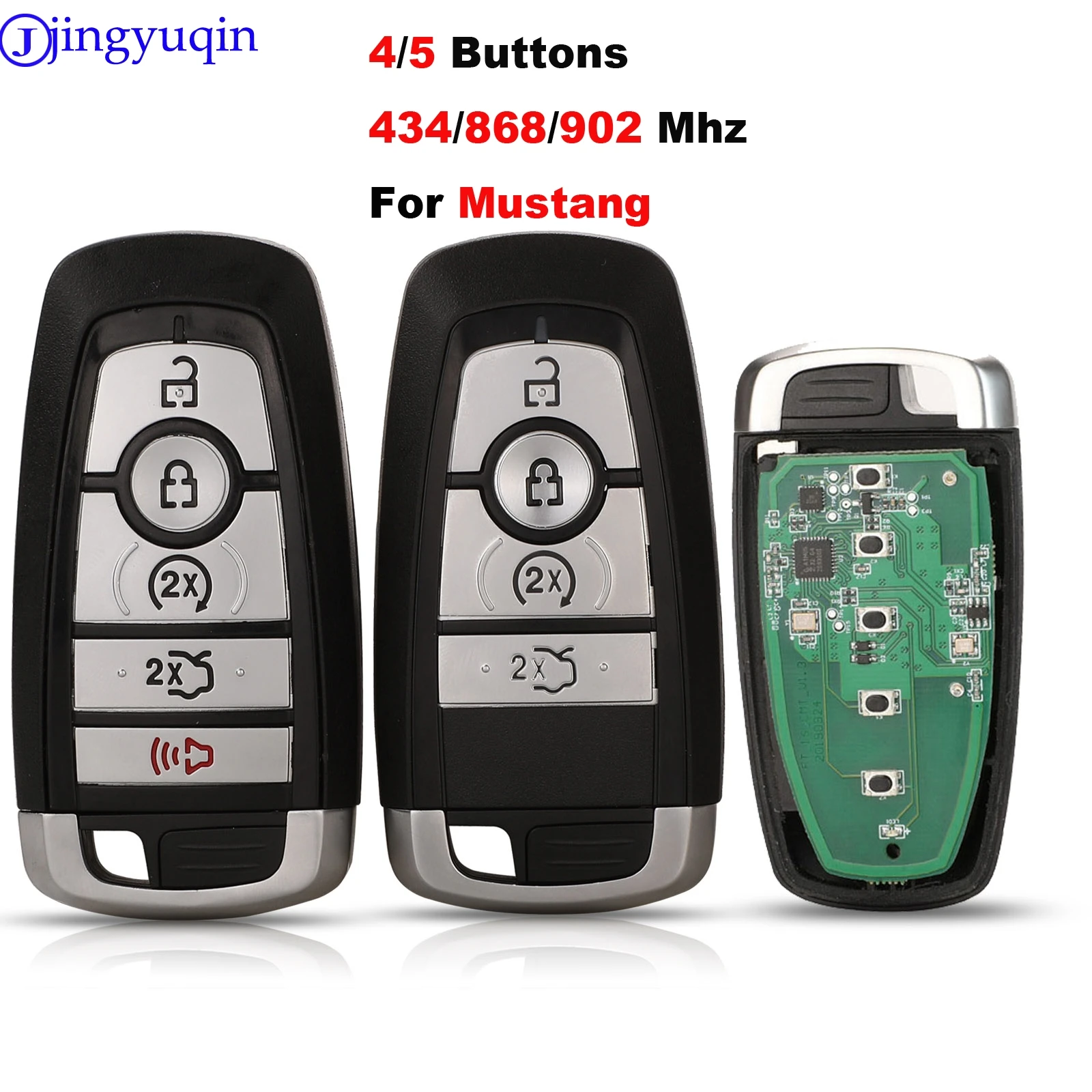Jingyuqin FSK M3N A2C31243300 902/868/434 МГц ID49 дистанционного Смарт Prox ключ для Ford Fusion Проводник